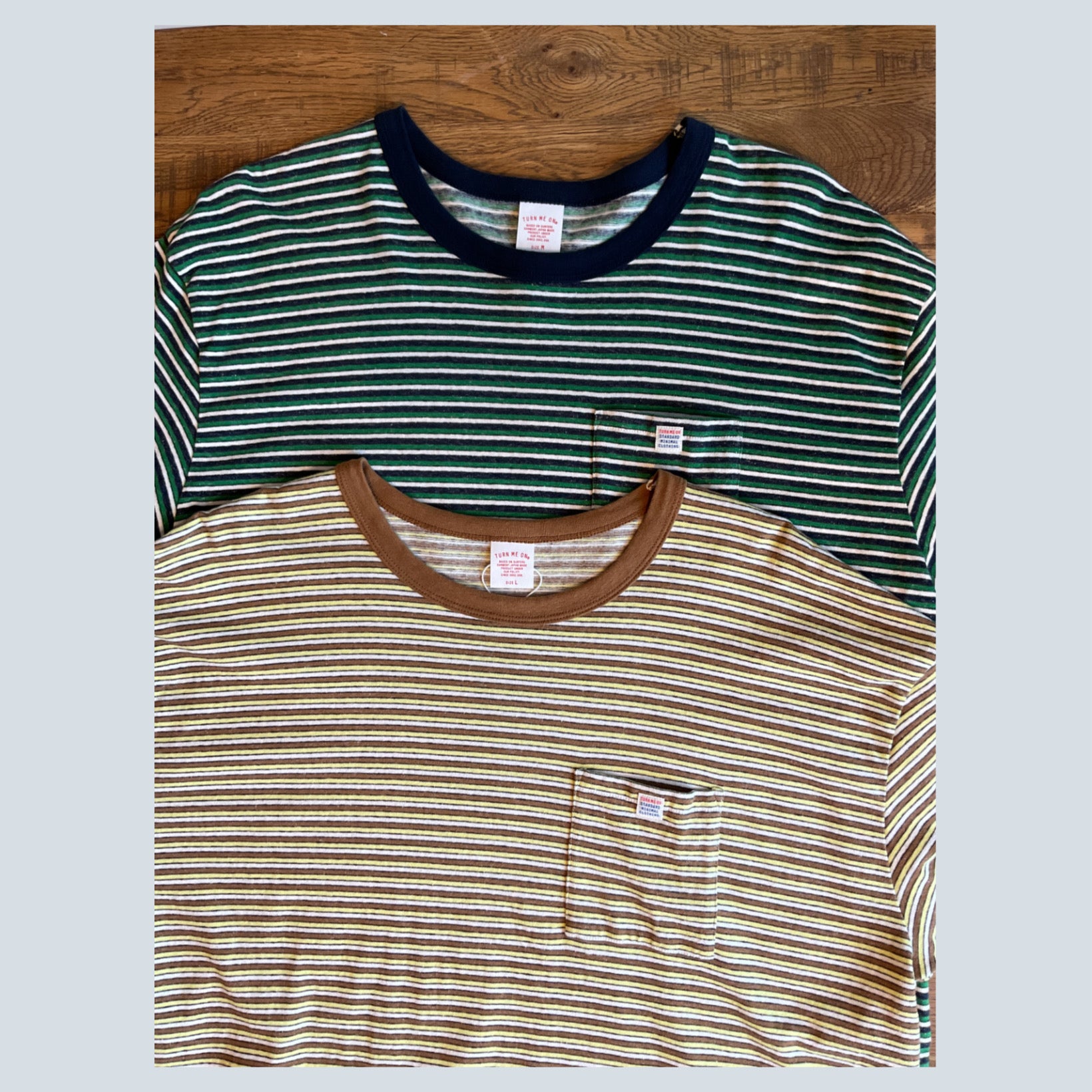 フミカウチダ マルチボーダーT マルチボーダーPKT TEE – 3939nagoya